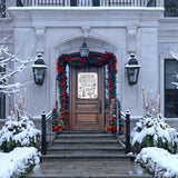 I'm Dreaming Of A White Christmas Sign ~ Custom Metal Door Hanger, Personalized Christmas Decor, Winter Porch Sign, Metal Christmas Sign