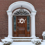 Joy Nativity Scene Christmas Porch Sign ~ Custom Metal Door Hanger, Personalized Christmas Décor, Winter Porch Sign, Metal Christmas Sign