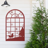 Christmas Sleigh Outdoor Sign ~ Christmas Door Hanger, Personalized Christmas Décor, Custom Winter Porch Sign, Metal Christmas Porch Sign