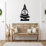Christmas Tree Monogram Outdoor Sign ~ Christmas Door Hanger, Personalized Christmas Décor, Custom Winter Porch Sign, Christmas Porch Sign