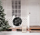 We Wish You A Very Merry Christmas ~ Christmas Door Hanger, Personalized Christmas Décor, Custom Winter Porch Sign, Christmas Porch Sign