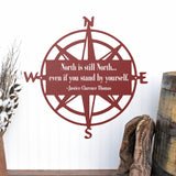 North Is Still North ~ Metal Porch Sign | Metal Gate Sign | Entrance Sign | Metal Farmhouse | Compass Sign | Custom Metal Sign | Steel Sign