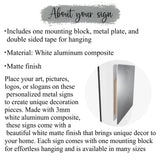 Custom Sign, Custom Metal Sign, Personalized Sign, Kitchen Signs, Farmhouse Decor, Custom Quote Sign, Custom Poem Print, Custom Quote Print