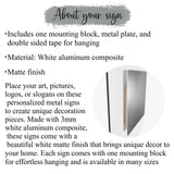 Custom Sign, Custom Metal Sign, Personalized Sign, Kitchen Signs, Farmhouse Decor, Custom Quote Sign, Custom Poem Print, Custom Quote Print