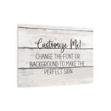 Custom Sign, Custom Metal Sign, Personalized Sign, Kitchen Signs, Farmhouse Decor, Custom Quote Sign, Custom Poem Print, Custom Quote Print