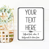 Personalized Metal Sign ~ CUSTOM Metal Sign for Home, Office, Business, Personalized Gift