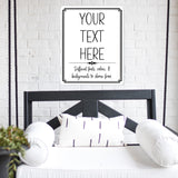 Personalized Metal Sign ~ CUSTOM Metal Sign for Home, Office, Business, Personalized Gift