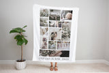 Custom Wedding Photo Blanket,Personalized Gifts,Minky Sherpa Blanket,Gift For Home,Family Blanket,Mothers Day Gift,Home Decor,Christmas Gift