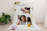 Mother's Day Gift, Custom Blanket Picture, Photo Blanket Collage, Personalized Gift, Gift for Mom, Grandma Blanket, Gift from Kids