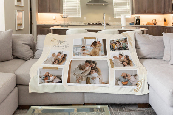 Personalized Photo Blanket, Mothers Day Gift, Custom Photo Collage Blanket, Memorial Blanket, Photo Blanket, Personalized Gifts