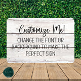 Custom Sign, Custom Metal Sign, Personalized Sign, Kitchen Signs, Farmhouse Decor, Custom Quote Sign, Custom Poem Print, Custom Quote Print