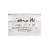 Custom Sign, Custom Metal Sign, Personalized Sign, Kitchen Signs, Farmhouse Decor, Custom Quote Sign, Custom Poem Print, Custom Quote Print