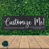 Custom Sign, Custom Metal Sign, Personalized Sign, Kitchen Signs, Farmhouse Decor, Custom Quote Sign, Custom Poem Print, Custom Quote Print