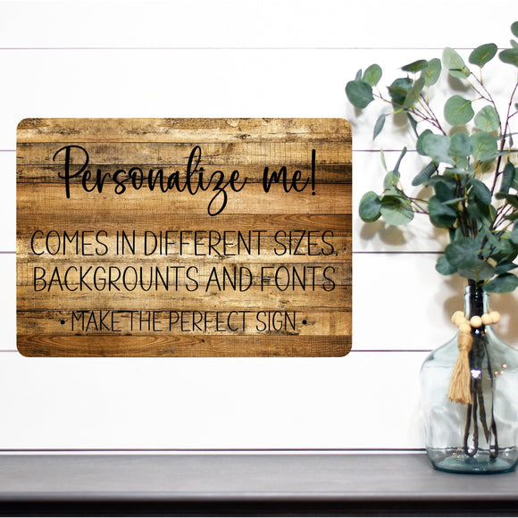 Custom Sign, Custom Metal Sign, Personalized Sign, Kitchen Signs, Farmhouse Decor, Custom Quote Sign, Custom Poem Print, Custom Quote Print