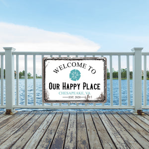 Custom Beach House Sign, Beach House Signs, Custom Beach House Signs, Personalized Beach Sign, Beach Metal Sign