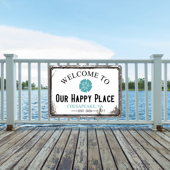 Custom Beach House Sign, Beach House Signs, Custom Beach House Signs, Personalized Beach Sign, Beach Metal Sign