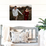 Metal Photo Sign ~ Custom Photo Metal Sign Mounted On Reclaimed Wood Frame PERFECT GIFT!