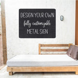 Custom metal sign, custom sign, outdoor signs, metal sign, business signs, rustic metal sign, personalized sign, personalized gift
