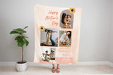 First Mother's Day Gift, Custom Blanket Picture, Photo Blanket Collage, Personalized Gift, Gift for Mom, Grandma Blanket, Gift from Kids