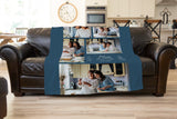 Mother's Day Gift, Custom Blanket Picture, Photo Blanket Collage, Personalized Gift, Gift for Mom, Grandma Blanket, Gift from Kids