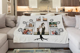 Custom Blanket with Photos Collage – Personalized Blanket with Photo Comfortable Blanket – Use Photos from Wedding, Birthday, Pets, Children