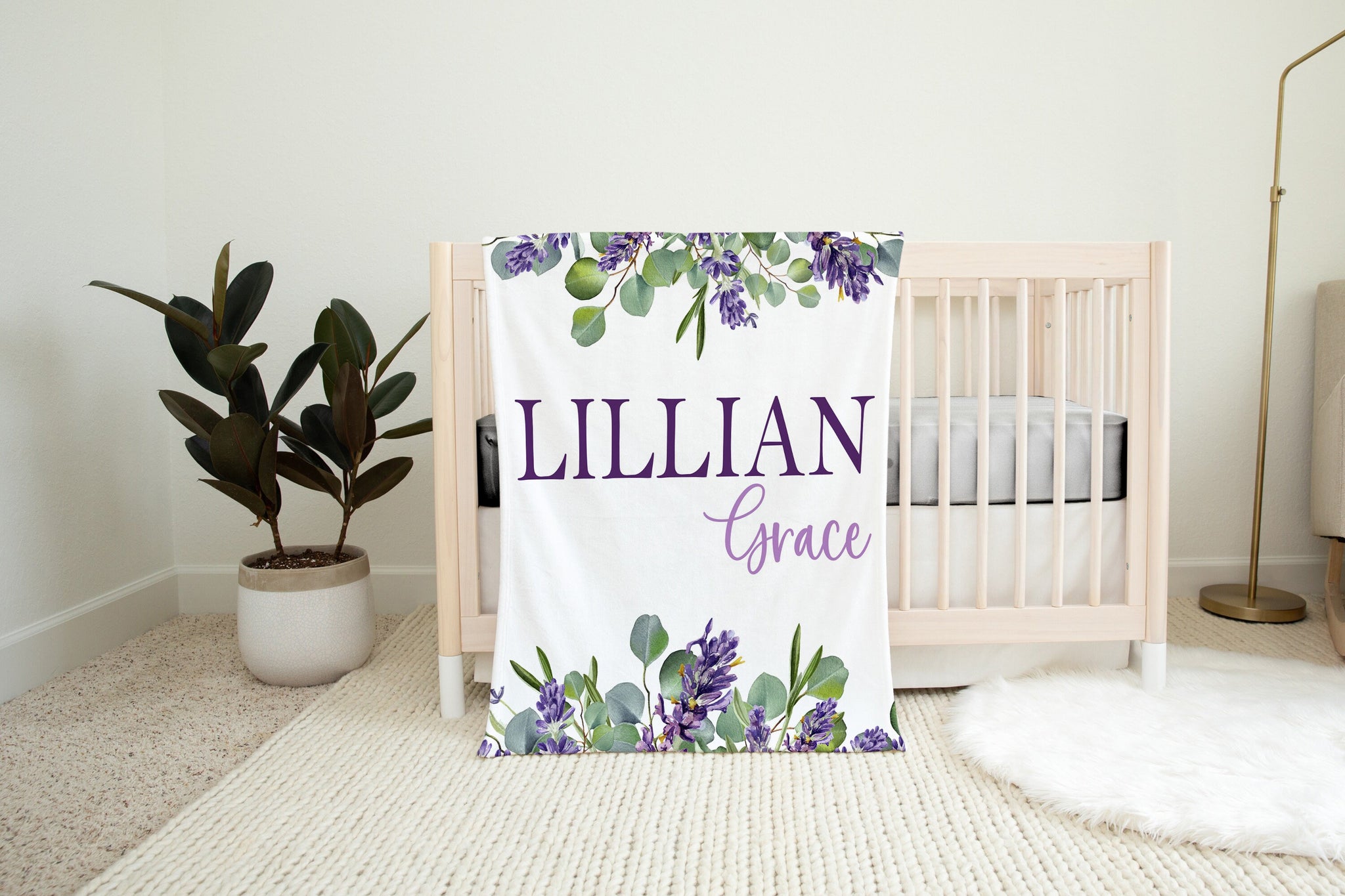 Greenery baby bedding deals