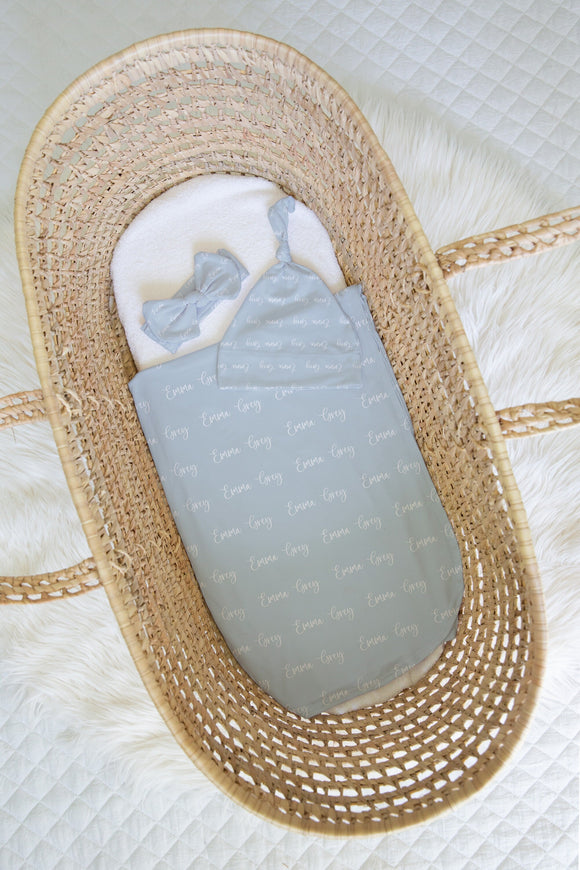 Personalized Baby Jersey Swaddle