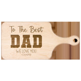 Father's Day Gift | Engraved Wood Cutting Board | Gift for Dad or Stepdad | Best Dad Present | Customized for Him | Personalized