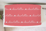Plush Minky Personalized Baby Name Blanket