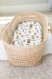 Woodland Crib Sheet, Woodland Baby Blanket, Personalized Swaddle Blanket, Woodland Animal Baby Nursery, Custom Name Blanket, Woodland Baby