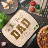 Father's Day Gift | Engraved Wood Cutting Board | Gift for Dad or Stepdad | Best Dad Present | Customized for Him | Personalized