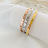 Customized Cuff Bracelet Name Bracelet Handmade Jewelry Made in USA