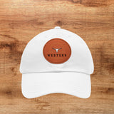 Custom Leather Patch Hat | Leatherette | Baseball Style | Dad Hat | Business Logo | Custom Hat | Business Apparel