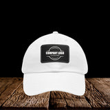 Ball Cap with Custom Leather Patch | Your Artwork or Logo | Custom Laser Engraved | Custom Business Hat | Logo Hat | Your Text Here