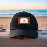 Custom Logo Leather Patch Hat | Leatherette | Baseball Cap | Baseball Hat | Gift | Business | Corporate | Company